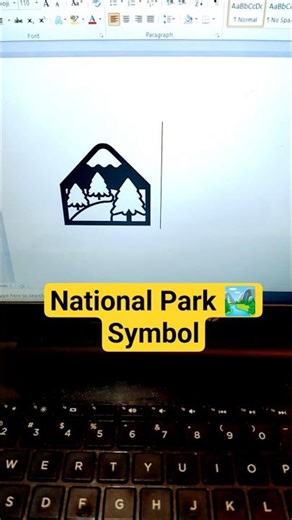 Insert National Park Symbol in Word #shorts #wordtips