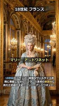 「ケーキを食べれば」は言っていなかった？「マリー・アントワネット」とは？【世界史60秒】#Shorts #歴史 #雑学