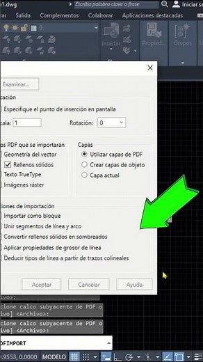 Comando: Importar archivos PDF a AutoCAD 2D. #autocad #ingenieria #arquitectura