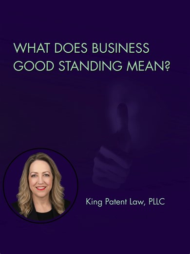 ❓ What does 'good standing' mean for your business? If you formed an LLC or corporation, your state requires you to file annual reports and pay fees. If you don't, you fall out of