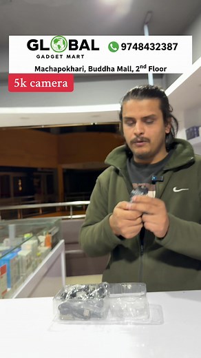 5k action camera with wireless mic, dual battery and dual screen (one screen touch) available