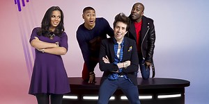 Grimmy and Sherlock star Yasmine Akram snog - Sweat The Small Stuff - British Comedy Guide