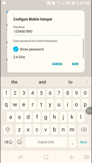 #how to check mobile hotspot password