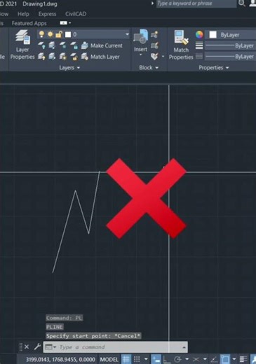 Linea de rastreo con OBJECT SNAP TRACKING