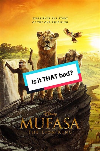 Is it THAT bad? Mufasa! #Fyp #Disney #Movie #LionKing #viral