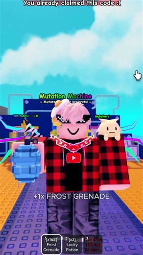 All Codes in PVB #roblox #shorts