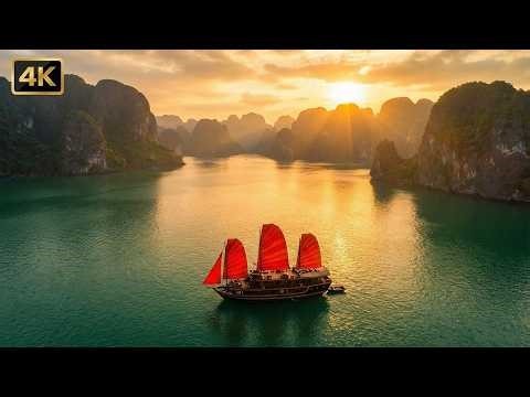 Ha Long Bay Vietnam 4K Ultra HD — Scenic Relaxation Film with Calming Music