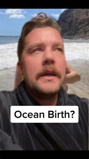 Ocean Birth: White Woman with Dreadlocks Free Births Child in Ocean