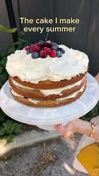 Berry Lemon Layer Cake Recipe