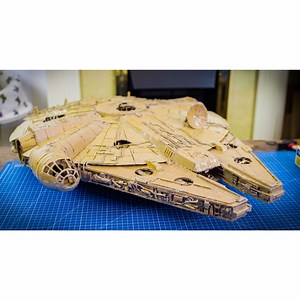 Millennium Falcon PLANS for cardboard DIY