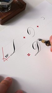 40K views · 426 reactions | Copperplate letter D #calligraphy | Made by Edgar | Facebook