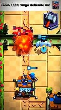 Como cada rango defiende un trío de mosqueteras ⚔️💪💪‪@ClashRoyale‬ #trío de mosqueteras