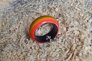 6.5K views · 12 reactions | Woodturning Colourful Wood bangles set for women and girls, wood kada #woodworking #woodturning | Wooden Art Unchehara | Facebook