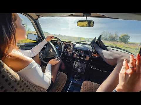 Car stuck - Driving training - Pedal pumping - Photoshoot