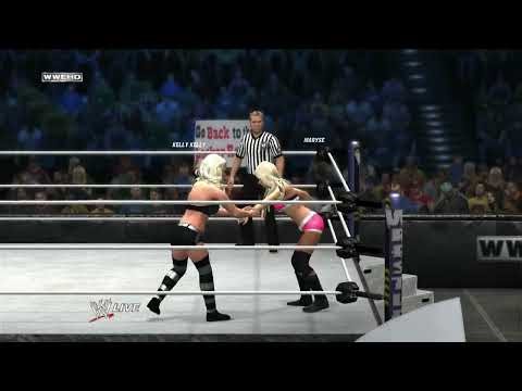 WWE '12 - PS3 Gameplay - Maryse vs Kelly Kelly