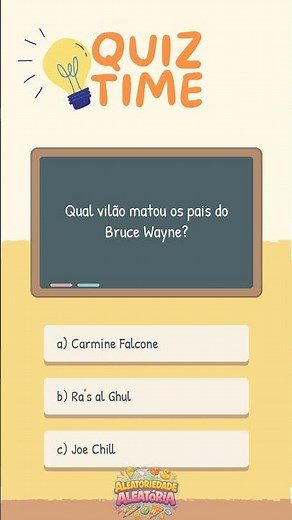QUIZ DE BATMAN 🔥 | Você Acerta Todas?
