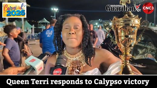 2026 Calypso Monarch Terri Lyons is happy with the way that her composition, 'Blessings', was received. Video by Dimitri Teekersingh. | CNC3 Television, Trinidad and Tobago