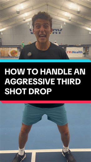 How to handle an aggressive third shot drop?! (Game Changing 🤯) #pickleball #PickleballIsLife #pickleballaddict #pickleballtournament #pickleballrocks #pickleballhighlights | Tanner.Pickleball