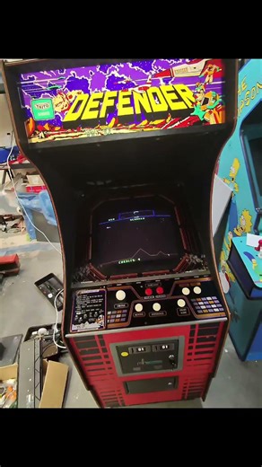Taito Defender 1980 - super rare. #bestarcadegames #retrogaming #arcade