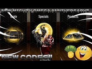 NEW MIGHTY OMEGA ANNIVERSARY UPDATE NEW CODES!!