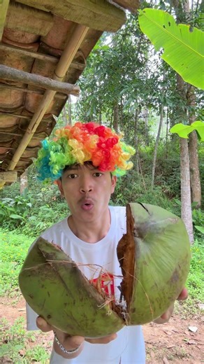 strange coconut sound #funny