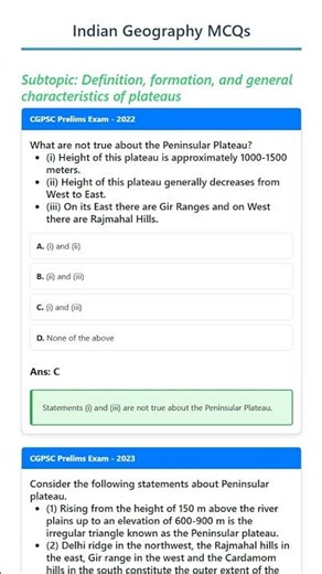 Definition, formation, and general characteristics of plateaus