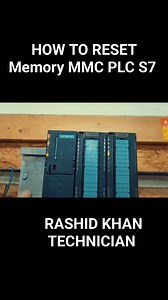 HOW TO RESET Memory MMC PLC S7 #rashidkhandieselgenerator #plcautomation #plctraining #plcprogramming #siemensplc #electrician | Rashid Khan