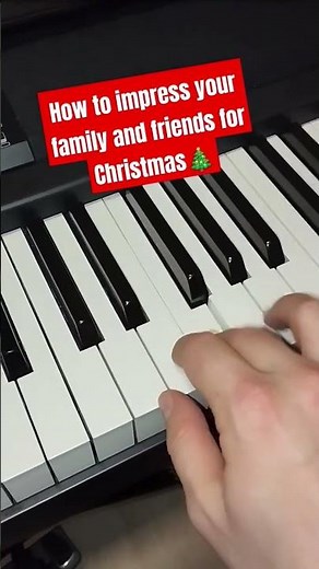 Impress your friends and family for Christmas #piano #christmas
