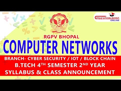 RGPV Computer Networks B.Tech 4th Sem for Cyber Security / IOT & CY Block Chain Syllabus