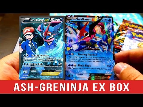 MEGA Pokemon Card - Opening a Pokemon Ash Greninja EX Box!