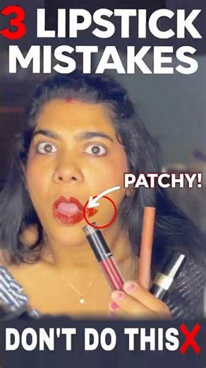 Stop These 3 Lipstick Mistakes ❌ l Makeup Hack for Perfect Lips 💄