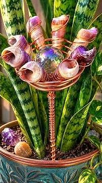 Turn Seashells Into Stunning Copper Plant Art! 🌿