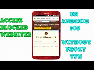How to access any blocked website on android without proxy or vpn