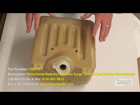 Motorhome Radiator Overflow Tank for Roadmaster Motorhomes | 190014 | Monaco Parts