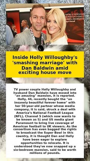 Inside Holly Willoughbys smashing marriage with Dan Baldwin amid exciting house move