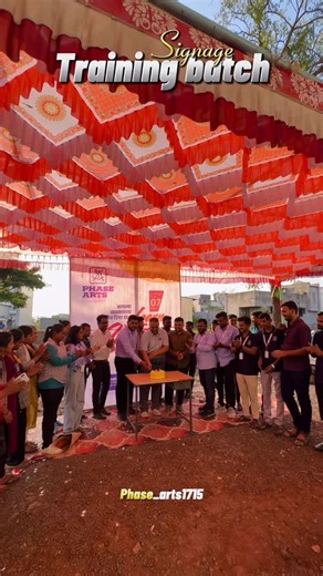 Phase Arts on Instagram: "5th training batch complete ✅🏹 . . . . . #traning #batch #signage #signagemaker #signagesolutions #ledboard #course #phasearts #manufacturing #signagesolutions #trending #viral"