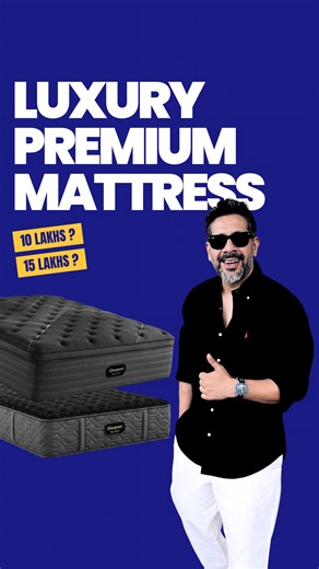 Furniture Factoree on Instagram: "₹15,00,000 Mattress? I’m @beyondsleepindia where you get 15 Lakh, 10 Lakh, 5 Lakh, 2 Lakh and even 20,000 rupees mattresses. 🟢₹20,000 onwards This is @springfitsleep Ergo-Spine mattress, starting at ₹20,000. It has firmer orthopedic springs and memory foam that help maintain natural spine alignment, and it comes with 8, 9, and 10 layers for different comfort levels. 🟢₹2,00,000 onwards These are ₹2 lakh latex grid mattresses from @organamattressindia . The 2-in