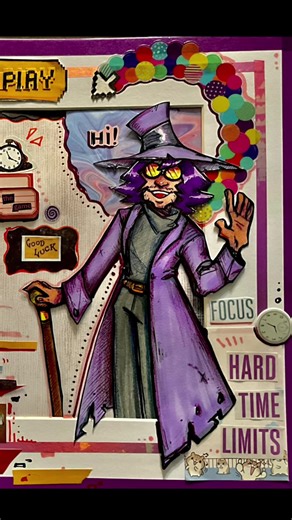 Collage Art in Williams Funhouse Horror Story