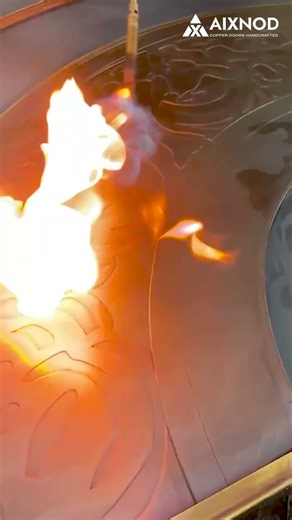 🔥 How Luxury Takes Shape | Inside Aixnod’s Handcrafted Copper & Brass Doors ⚒️