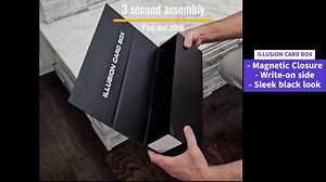 Trading Card Storage Boxes - Fits Magnetic Closure & Top Loaders, Quick Fold Illusion Card Box - Etsy