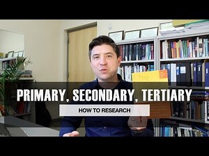 How to Research: What Are Primary, Secondary, and Tertiary Sources?