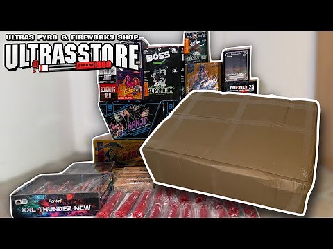 XXL Ultrasstore Feuerwerk Unboxing 2025 | Polenböller, Pyro Shop