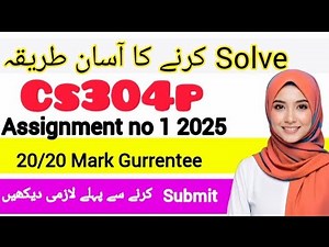 CS304p ASSIGNMENT 1 FALL 2025 ||CS304p SOLUTION 2025||#cs403p