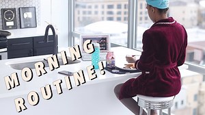 My morning routine & apartment glow-up | Wake up with me + Sansi LED review