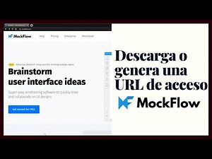 Compartir o descargar nuestros wireframe MOCKFLOW