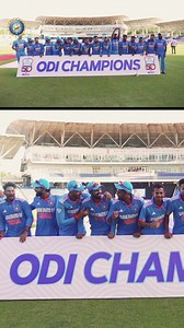 1.2M views · 113K reactions | From 1-1 to 2-1!   The smiles say it all! ☺️ ☺️ #TeamIndia | #WIvIND | Indian Cricket Team | Facebook