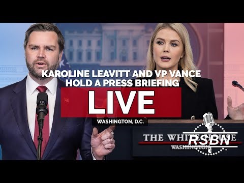 LIVE: Press Secretary Karoline Leavitt and Vice President Vance Hold a Press Briefing - 1/8/26