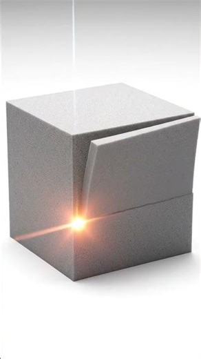Laser Cuts Foam - Satisfying Precision!