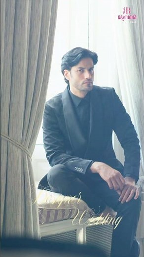 Timeless Black Tuxedo for Weddings by Raymond Ready to Wear | Designer Wedding Collection