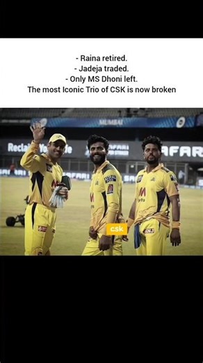 three csk legends 😭 #cricket #csk